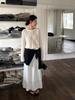 TG Soft Korean Lyocell A-line Slimming Skirt, Spring 2026 Drape Long Style