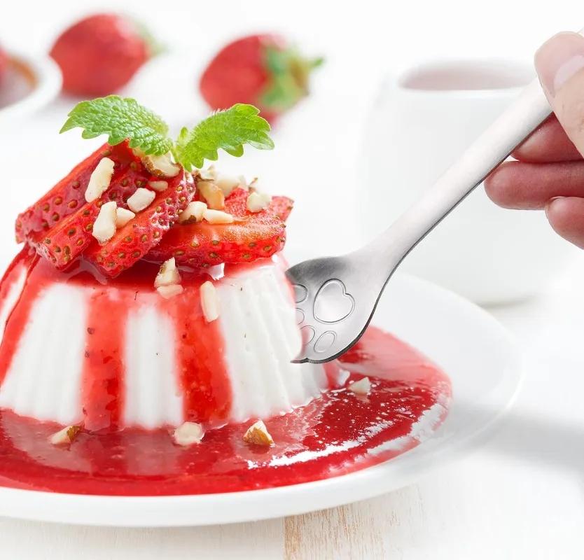 Милая ложка в виде кошачьей лапки из нержавеющей стали, кофейные ложки с кошачьей лапкой, ложки для мороженого, торта, десерта, чайные ложки, совок, посуда, кухонные аксессуары