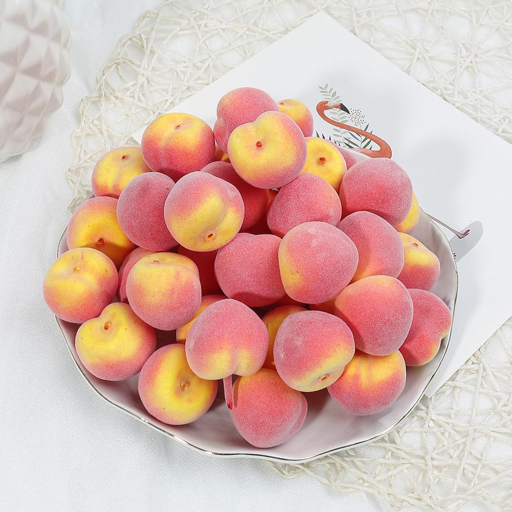 10/20Pcs Foam Artificial Fruit Fruit And Vegetable Simulation for Home Decor Fake Fruit Food Apple Lemon Peach Photography Props
