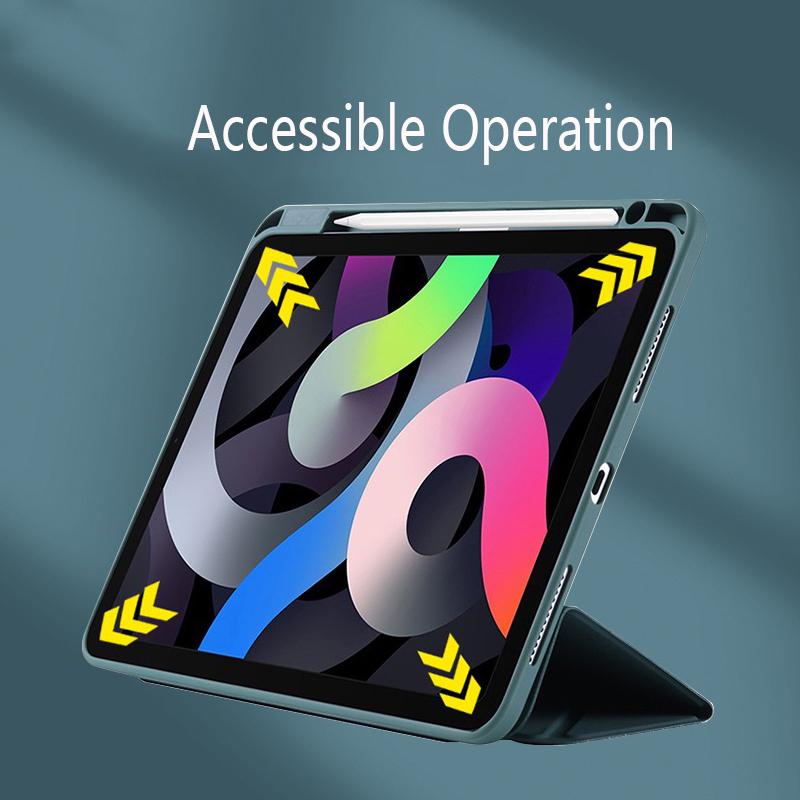 Новый акриловый чехол-книжка Y-fold для iPad A16 11-го Pro M5 Air 13 11 12.9' 9 8 7 6 5 4 10-го M3 M2 M4 Mini 7 Funda Ударопрочный чехол