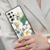 Romantic Pink Teal Watercolor Chic Floral Cell Phone Case for Samsung Galaxy S26 Ultra S25 S24 S23 S22 S21 S20 Note10 Cover
