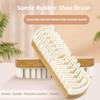 Замшевая резиновая щетка для обуви Замшевая щетка Резиновая щетка Ластик Бытовое использование Чистка замшевой обуви Щетка Замшевые желтые ботинки Щетка