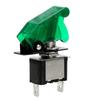 С защитной крышкой, автомобильная крышка, светодиодная лампа, 12 В, 20 А, универсальный тумблер управления вкл./выкл., 1 шт., 5 цветов, SPST, тумблер, светодиодный переключатель