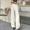 Tall Women's Lyocell Tencel Cotton Wide-Leg Denim Pants - Slimming, Casual, Floor-Length.