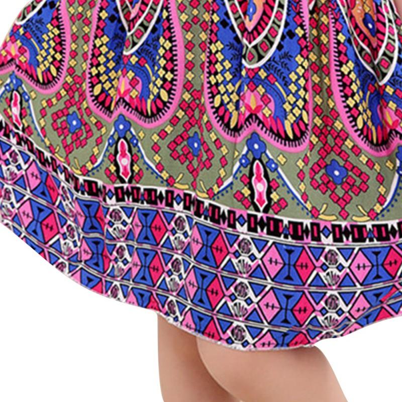 Летние богемные подтяжки для девочек, пляжная юбка, пляжная юбка