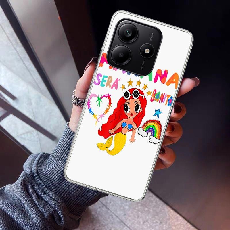 Karolg M-Manana Sera B-Bonito Phone Case For Xiaomi Redmi Note 10 11 12 13 14 15 Pro Plus 11S 12S 14S 11T 11E 10S Soft TPU Back