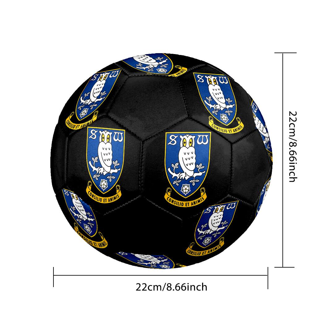 Футбольный мяч Sheffield Wednesday FC, разноцветный, подходит для всех возрастов, сшит машинным швом, материал ПВХ, соревновательного уровня, прочный и с высоким отскоком