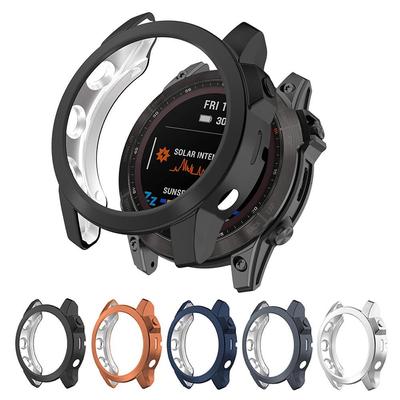 Полый защитный чехол из ТПУ для Garmin Fenix ​​7 7S 7X сапфировый защитный чехол от солнца, бампер, чехол