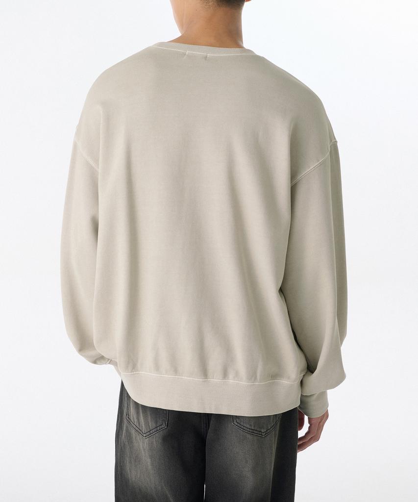 MUSINSA STANDARD Pigment Oversized Sweatshirt [Cream]