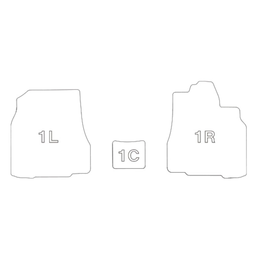 Коврик для пола Clazzio 3D Type только спереди Step Wagon Hybrid RP8 R4 НОВЫЙ резиновый черный (eHEV) (2022)/6~ ЭХ-2532 [5EEHA2532K]