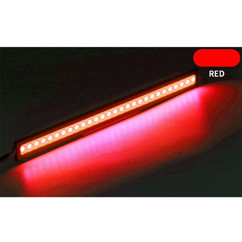 Полоса дневных ходовых огней для автомобилей, декоративная световая панель, супер яркие светодиодные ленты 12 В для автомобиля, 17 см