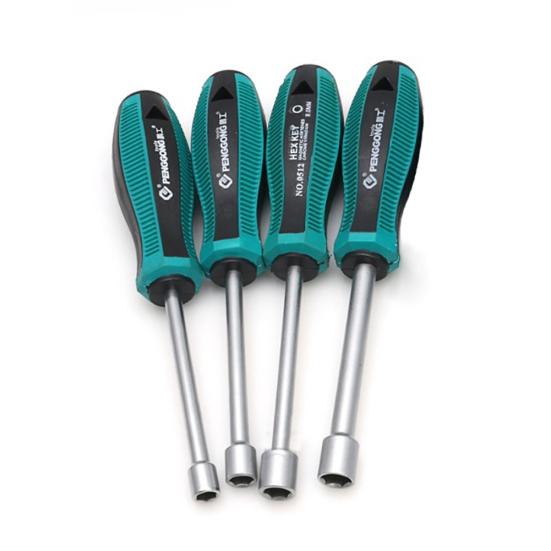 3mm-9mm Metal Socket Driver Wrench Screwdriver Hex Nut Key Nutdriver Hand Tool