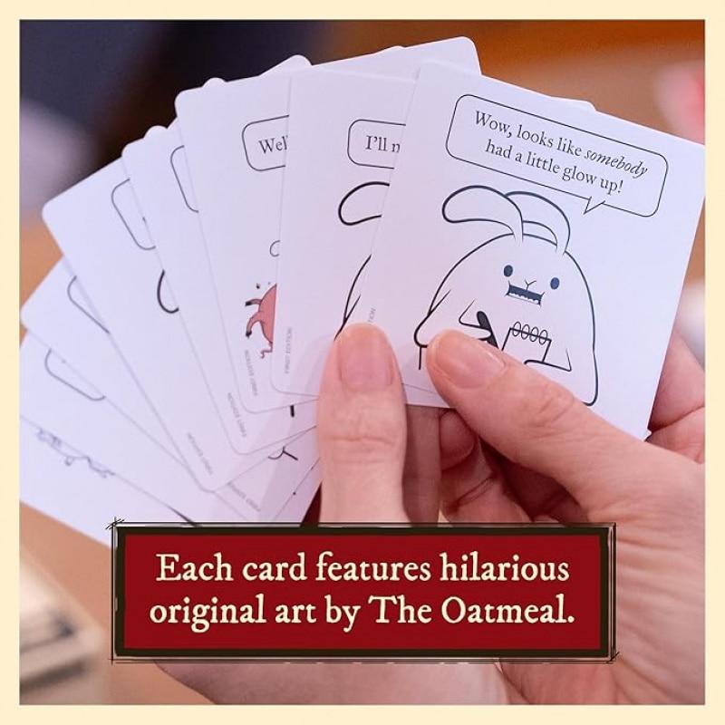 Horror Card Game - Comic Building Card Game, 3-8 Players, Perfect for Parties and Family Game Nights, Adult Card Game