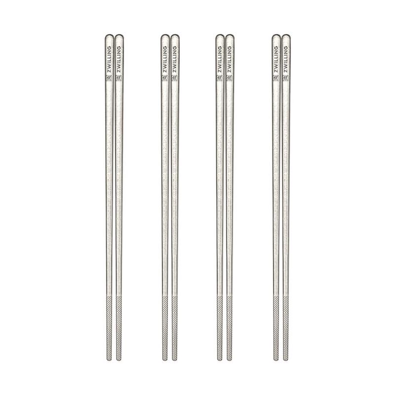 ZWILLING Titanium Alloy Chopsticks - 4 Pair Set