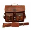 Bag Leather Goat Vintage Genuine Brown Laptop Men's New Messenger Travel Men New
