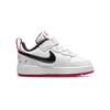 Nike Детские кроссовки Court Borough Low 2 SE TD White Very Berry черные DM0112-100