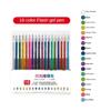 8-48 Colors Retractable Glitter Gel Pens Uncap Type Ballpoint Pen Card Stock Marking Coloring Drawing Art Marker Art Stationery