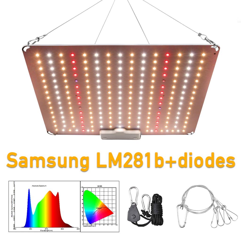 Фитолампа GreensIndoor LM281B 600 Вт, светодиодная лампа для выращивания растений, полный спектр для внутренней тепличной палатки