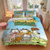 3pcs Garfield, Friends Duvet Cover Set - Machine Washable, Includes 1 Duvet Cover and 2 Pillowcases, No Core Included yy251022191