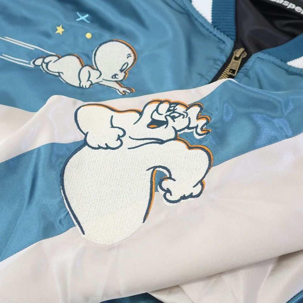 Marushin Sukajan Casper Ghost Look Adult Chest 58cm when laid flat Sleeve 63cm 58cm 4755004500 (L) Measurement Approx. Length Approx. Length