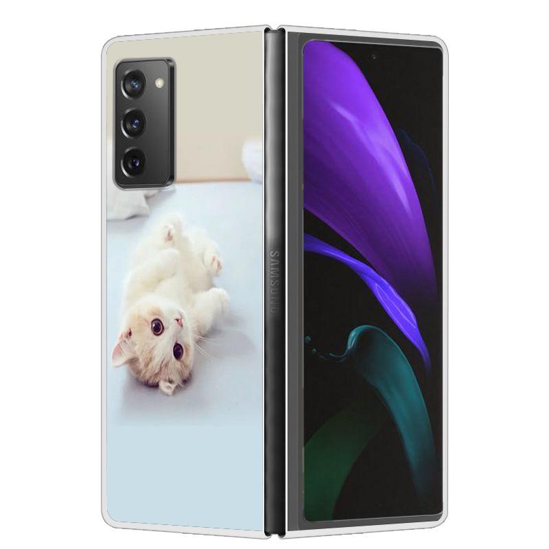Для Samsung Galaxy Z Fold2 Fold4 Fold5 Чехол Ударопрочный Жесткий Пластик ПК Задняя Крышка Для Samsung Galaxy Z Fold 3 5 4 5G Чехлы для Телефона