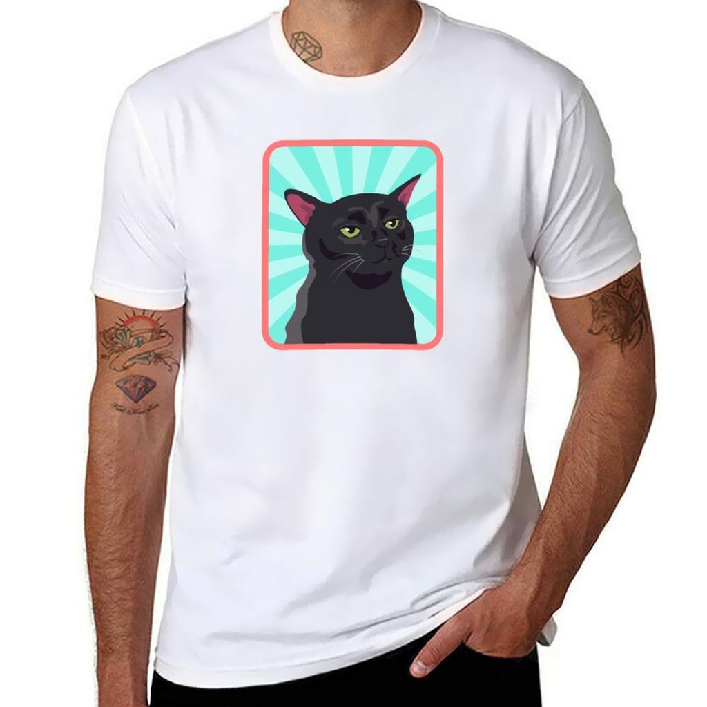 Blank stare cat TShirt Essential Solid Color TShirt