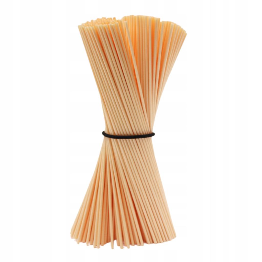 Rattan Fiber Sticks 3mm/25cm - Natural 100pcs