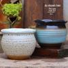 Large Coarse Ceramic Zisha Pot for Succulents and Greenery