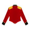 Mens Womens Circus Costume Ringmaster Jacket Tops Long Sleeve Disfraz Circo Fringed Shoulder Board Velvet Coat for Halloween
