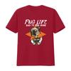 Pug Life T Shirt Owner Mom Dad Dog Lover Gangsta  vintage Washed Stylish Stretched Versatile Casual streetwear