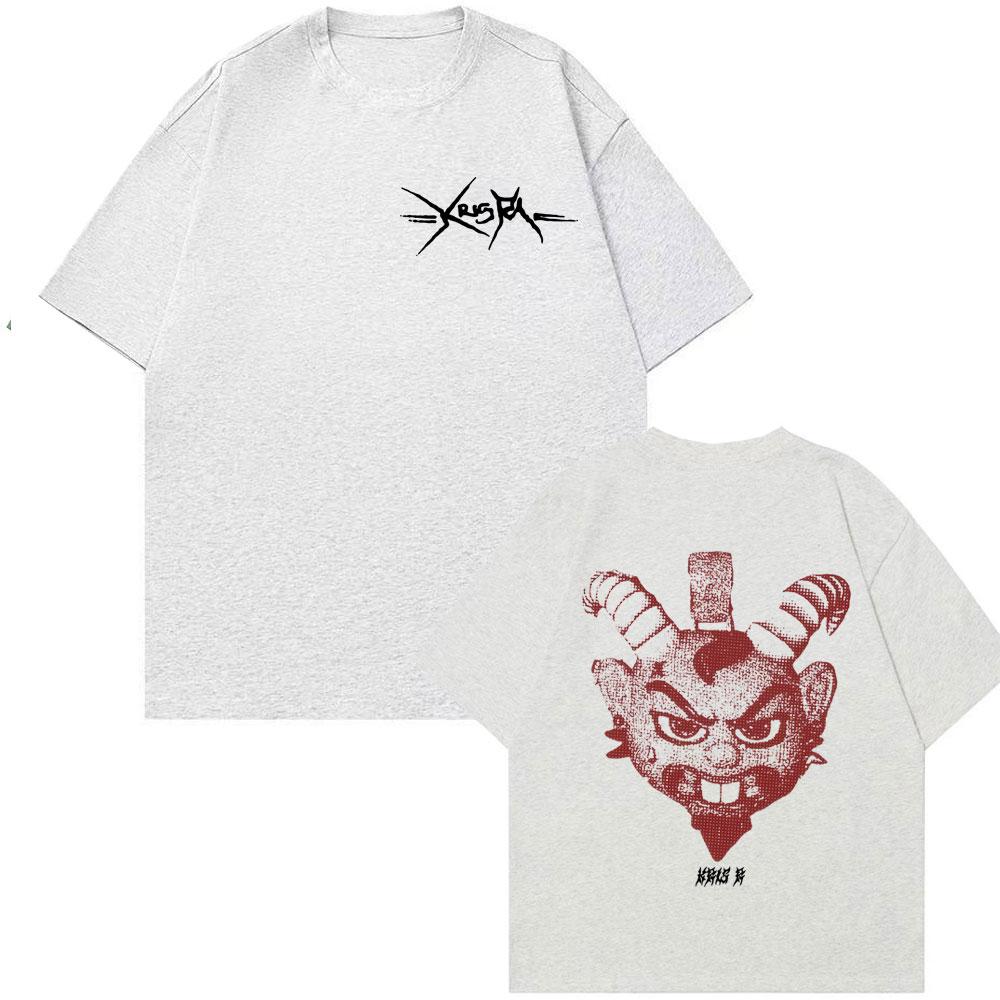 Rapper Kris R Ec Trap De Medallo Album Graphic TShirt Men Women Harajuku Vintage Classic Tshirts Oversized Short Sleeve T Shirt