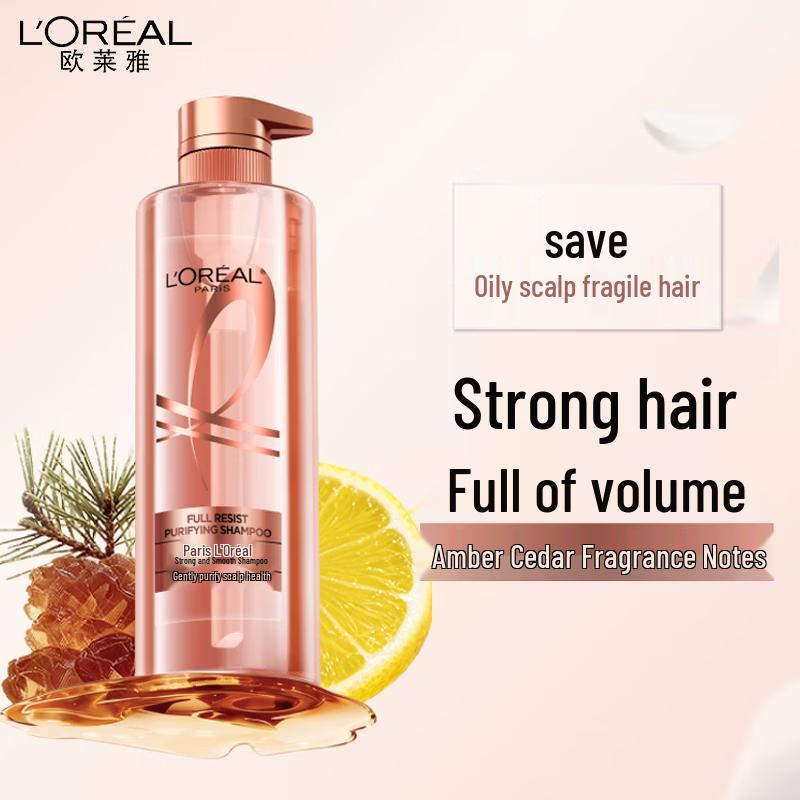 L'Oreal Оживляющий шампунь с имбирем против ломкости, без силиконов