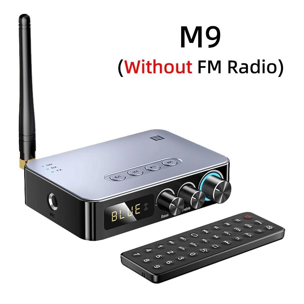 M9 M9Pro Bluetooth Аудио Приемник Передатчик DSP Беспроводной Адаптер NFC/AUX/RCA/USB Флешка/TF/6.5 Микрофон Караоке/Коаксиальный/FM Радио