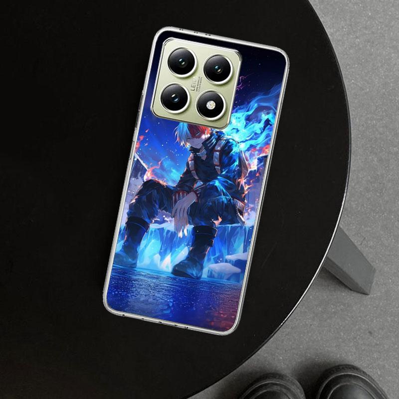 Чехол для телефона Todoroki Shoto MHA My Hero для Xiaomi Redmi Note 15 14 13 12 11 Pro Plus 14S 12S 11S 11T 11E 10S 10 Индивидуальный