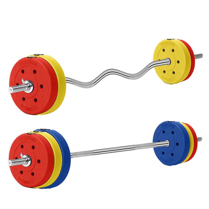 YM Rubber Coated Home Barbell Weight Plate
