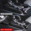 Applicable21-22Ford Spirit HorseBRONCOCentral Control Gear Box Water Cup Holder Carbon Fiber Pattern Change Interior