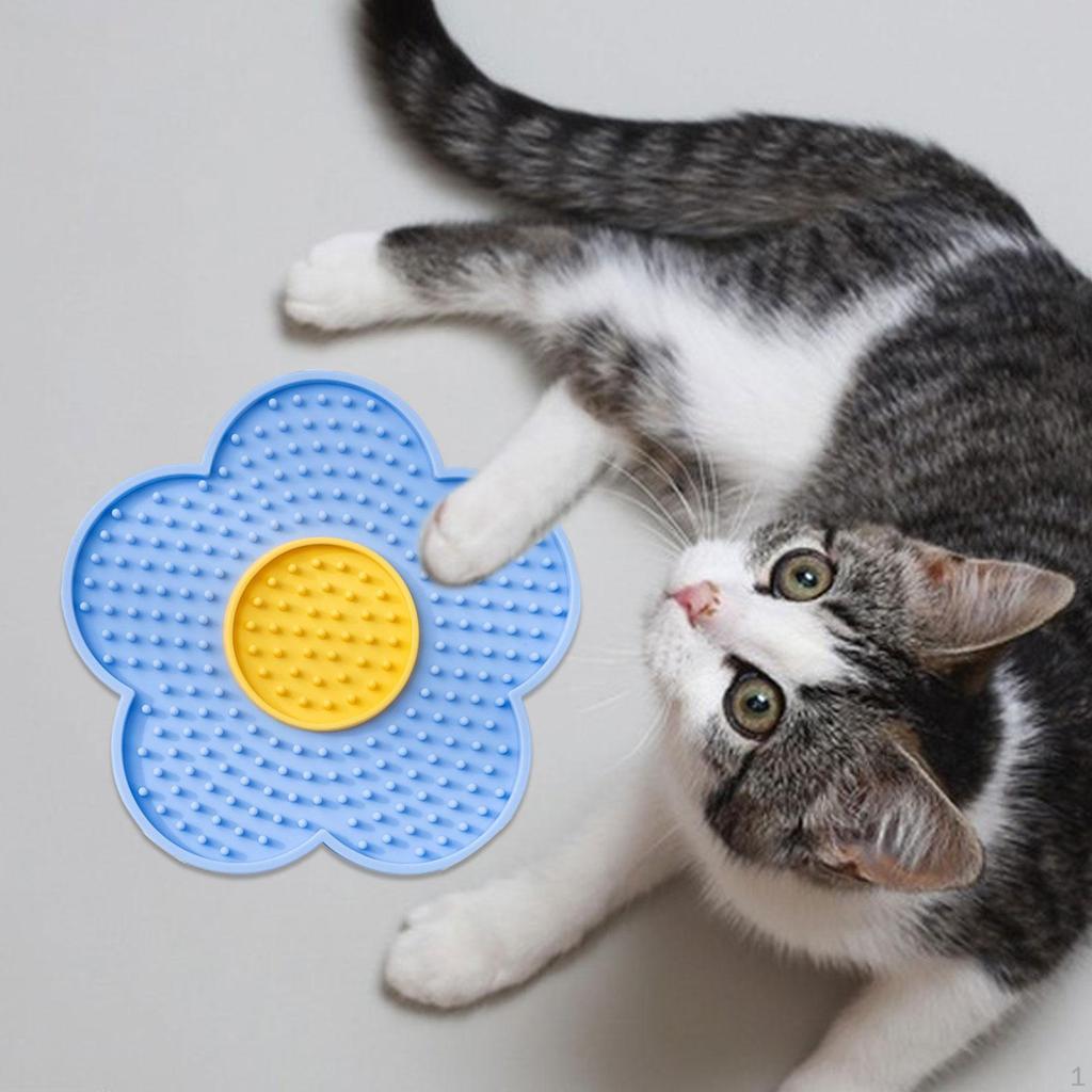 Коврик для вылизывания для собак и кошек с присосками, миска для щенка, подушечка для арахисовой пасты, коврик, миска-медленник для