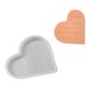 Heart Candle Mold Heart Resin Silicone Mold for DIY Candle Soap Plaster Ornament Home Decor Non Stick Easy to Demold