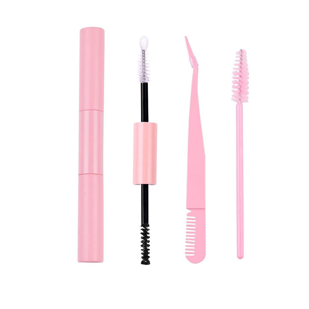 Набор для самостоятельного наращивания сегментированных накладных ресниц - 12 рядов, комбинация 30D40D, большой объем, горячее плавление