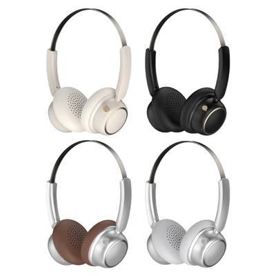 Металлические Bluetooth-совместимые 5.4 Наушники в винтажном стиле с физическим регулятором и 8-часовым временем работы для офиса и использования на открытом воздухе