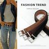 Retro Leather Belt for Women with High-end Matte Back Velvet Versatile Paired with Denim Skirt Skirt Decorative Belt for Women