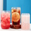 With Straw and Lid Glass Drink Cup Spill-Proof Glass Straw Cup Fashion Water Mug  Restaurant