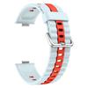 KALEBOL Silicone Band for Huawei Watch Fit 4 Pro/Fit 4/Fit 3 Dual Color Replacement Watch Strap