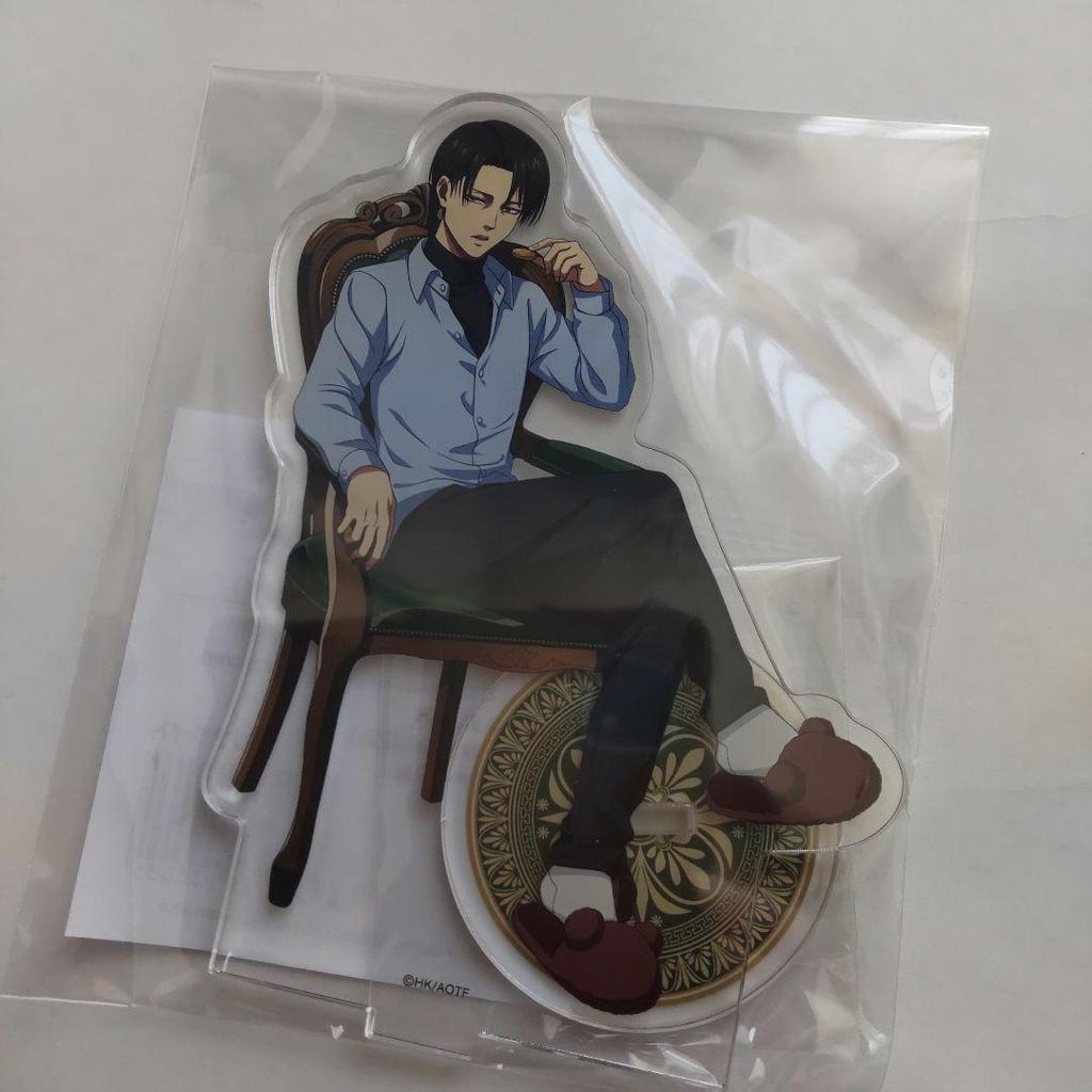 [USED] Attack on Titan 3 o'clock Getsushi Mart Acrylic Stand Levi Eren