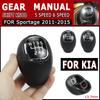 Для Kia Sportage 2011-2015 Для RIO 3 VELOSTER Кожаная 5/6-ступенчатая механическая коробка передач Ручка переключения передач МТ 43711 3W400HU