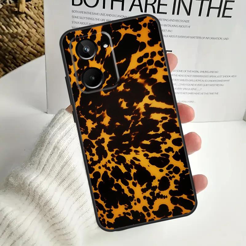 Чехол с черепаховым узором и панцирем черепахи для Realme 9 10 11 12 Pro Plus GT5 GT Neo5 C21Y C25s C30 C31 C33 C35 C51 C53 C55 C67
