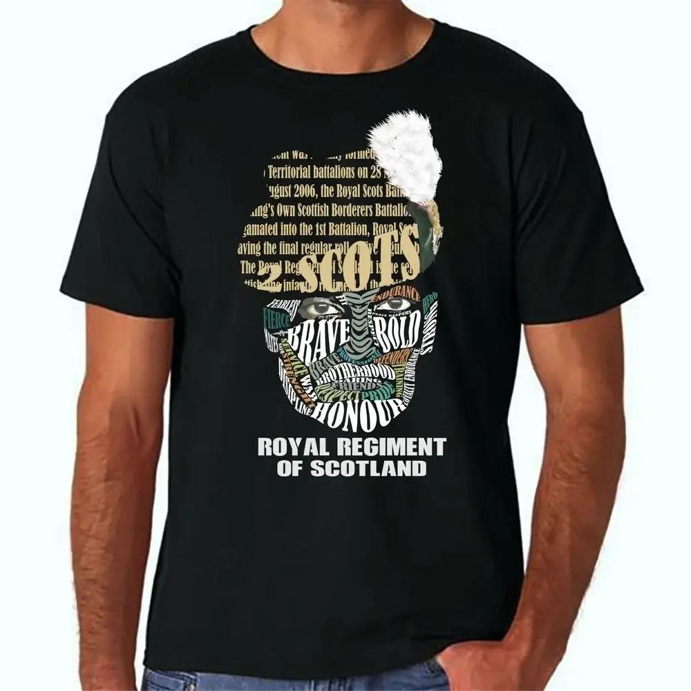 1 Scots 2 Scots 3 Scots Royal Regiment of Scotland T-Shirt 100% Cotton O-Neck Summer Short Sleeve Casual Mens T-shirt Size S-3XL