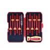 13-Piece VDE Insulated Screwdriver Set, Chrome Vanadium Steel Magnetic Electrician Screwdriver with Insulated Handle