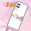 Милый Чехол-Кот Каваи для Oppo A60 A80 A40 A15 A16 A17 A57 A94 A74 A54 A76 A96 A18 A38 A58 A78 A98 A5 A6 Pro