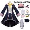 Anime The Journey of Elaina The Wandering Witch Cosplay Costume Hat Wig Outfit Majo No Tabitabi Lovely Women Party Dress